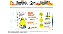 Desktop Screenshot of farmaciaelburgo.com